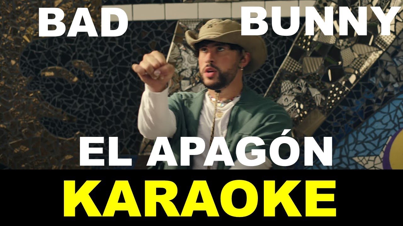 Bad Bunny El Apagón Karaoke YouTube