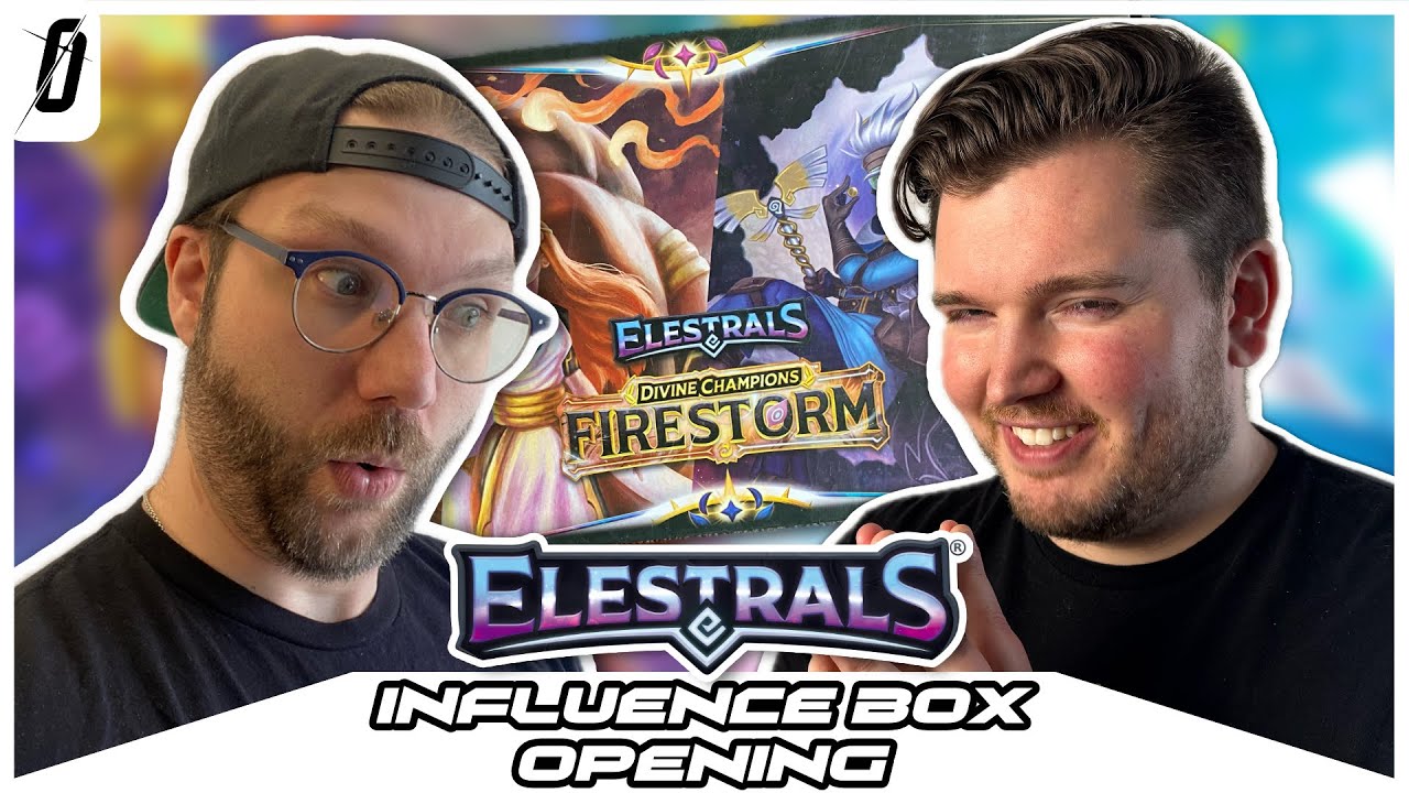 Divine Champions: FIRESTORM Influencer Box Opening! | Elestrals TCG