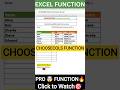 CHOOSECOLS function in Excel | Excel Function Series