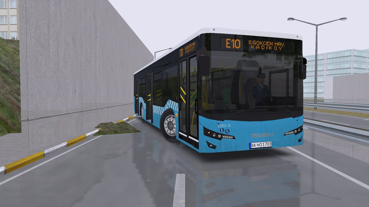 Omsi 2/Citiport İle E10 Hattında Sağanak Yağışlı & Kapı Arızalı Sefer Sonu!İstanbulXS2 | LogitechG29