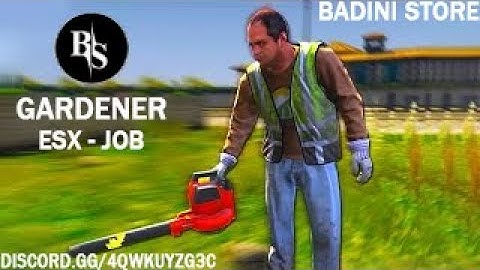 Fivem ESX - Gardener Job
