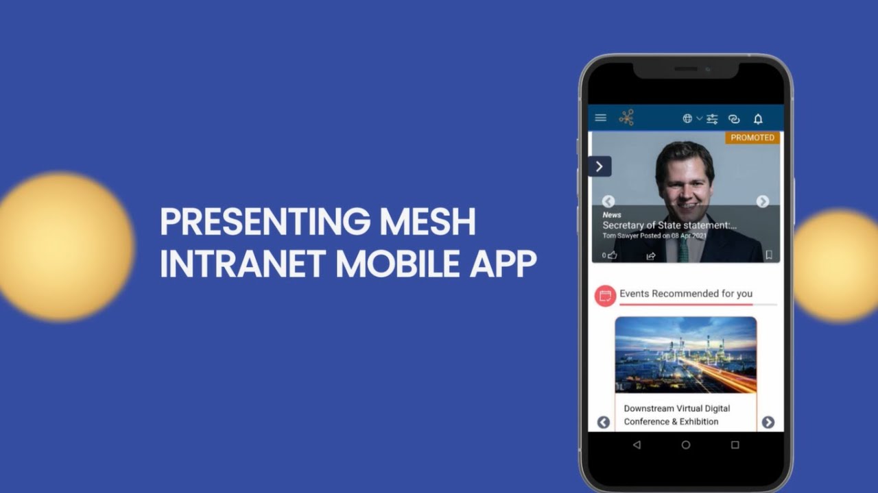 Update Intranet Mobile App: Connect Your Employees Wherever They Are | Mesh Intranet