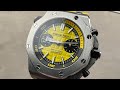 Audemars Piguet Royal Oak Offshore Diver Chronograph 26703ST.OO.A051CA.01 AP Watch Review