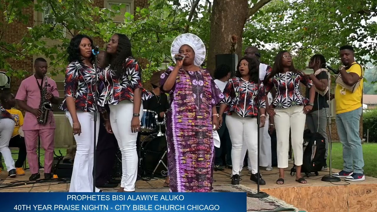 PROPHETES BISI ALAWIYE ALUKO Cherubim and Seraphim Movement Church   City Bible Church, Chicago #1
