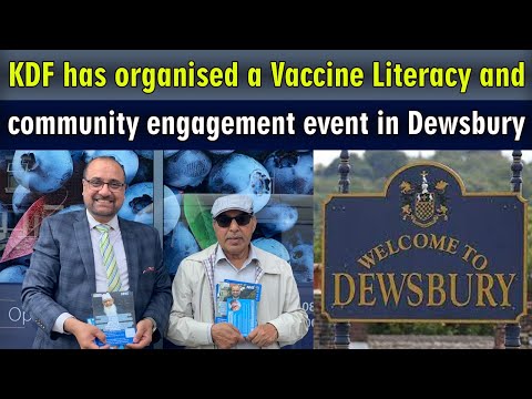 KDF has organised a Vaccine Literacy and community engagement event in Dewsbury