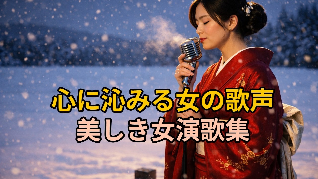 心に深く響く哀愁の歌声｜美しき女演歌集