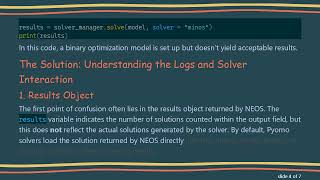 Using NEOS as a Pyomo Solver