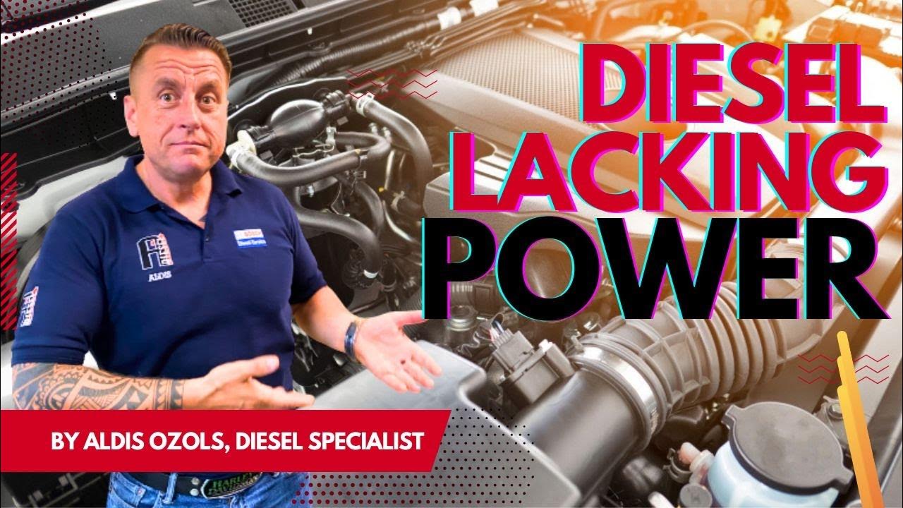 What to do if diesel engine lacks power - YouTube