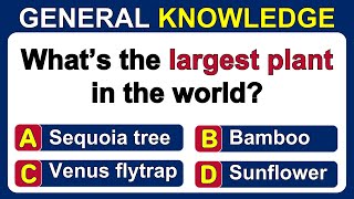 Animals and Nature | 50 General Knowledge Questions | Edition #13