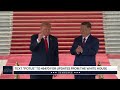 President Trump Participates in a Greeting with the President of the People's Republic of China