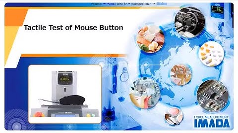 Tactile Test of Mouse Button
