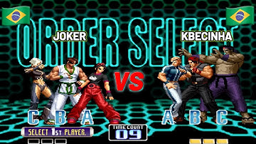KOF 2002 - JOKER vs KBECINHA ⭐ ¡Maestros de Brasil se enfrentan en dura Batalla!
