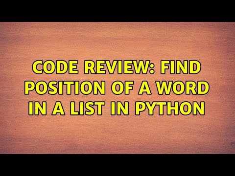 Code Review: Find