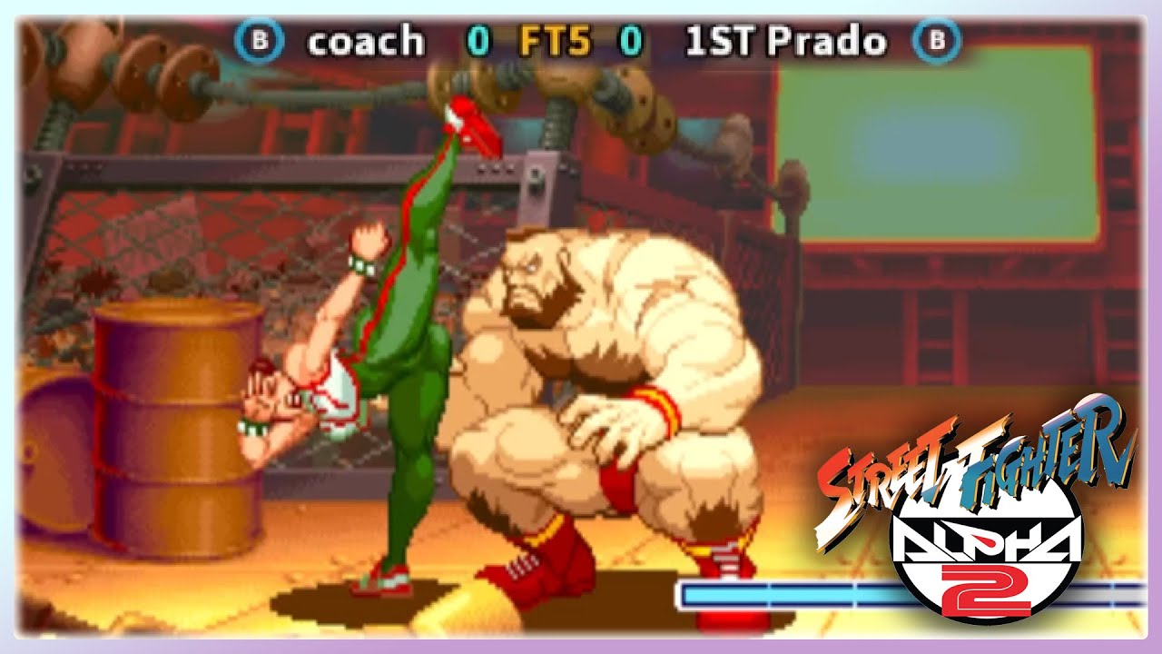 [Arcade] Street Fighter Alpha 2 coach VS 1ST Prado 
