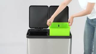Instruction Guide for the EKO Essential 8+8 Gallon Dual Compartment Trash Can