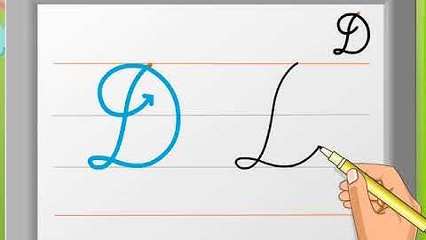 Cursive Writing | Capital Letter ‘D’ | Macmillan Education India