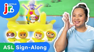 Five Little Ducklings 🐥 Asl Sign-Along Songs For Kids | Little Baby Bum: Music Time | Netflix Jr