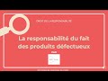 Responsabilit du fait des produits dfectueux 