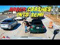 Best of semitrucks road rage  road rage brake checks karens  2024
