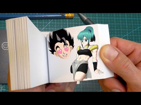 Gogeta Vs Bulchi Flipbook - Dragon Ball Fusion Animation