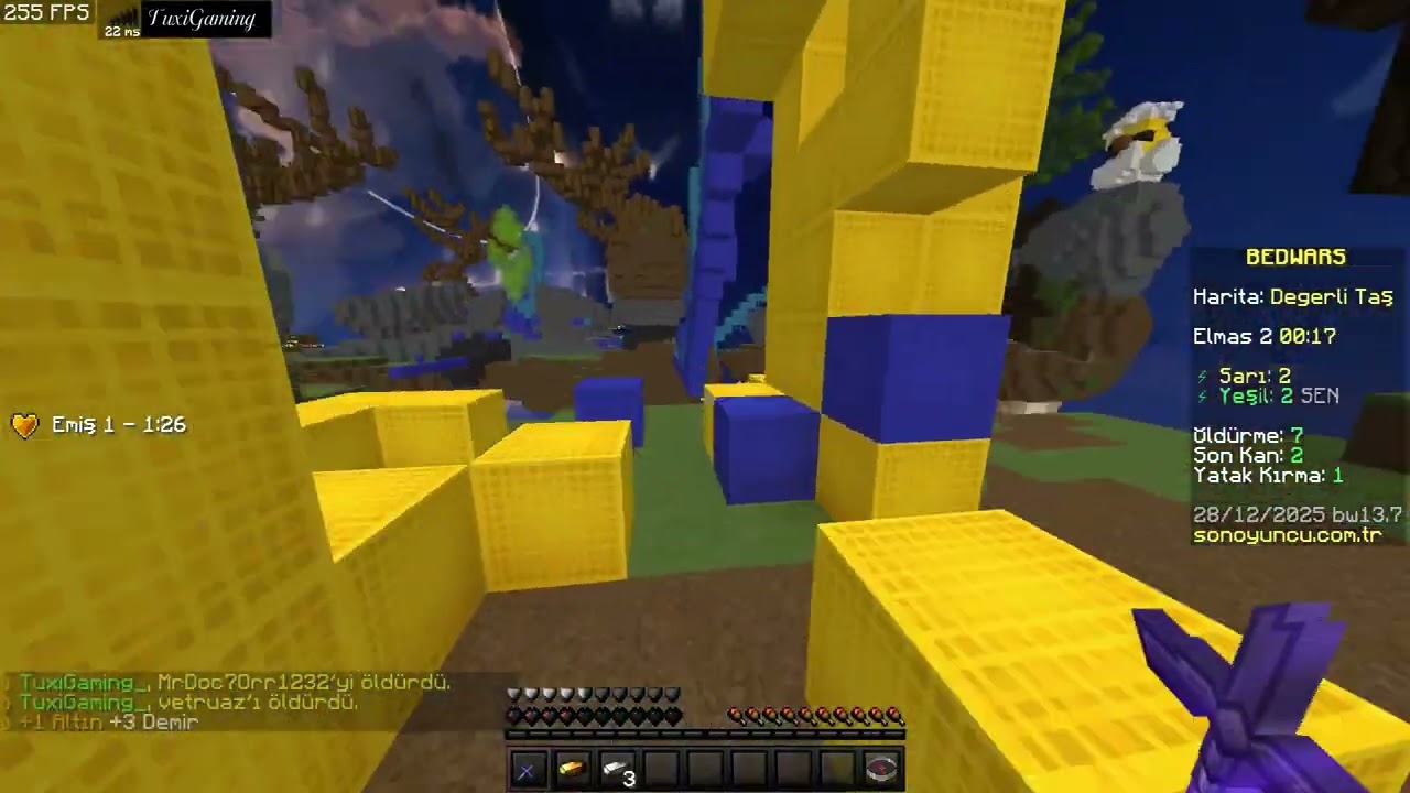 Sonoyuncu Bedwars Kill Montage 17