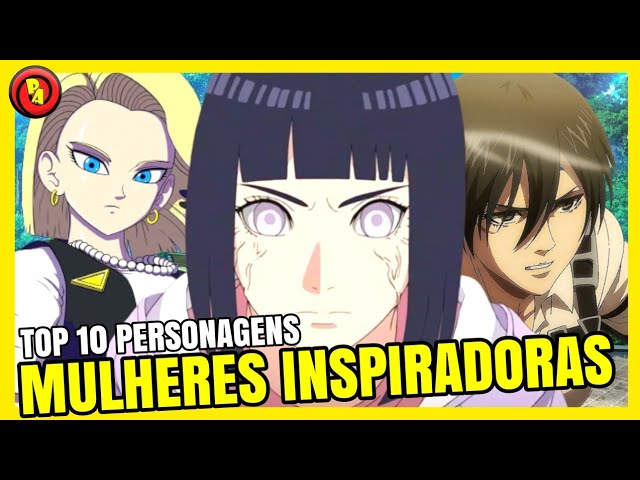 Top 5 - Personagens femininas de animes