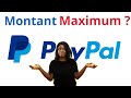 Montant maximum autoris  paypal