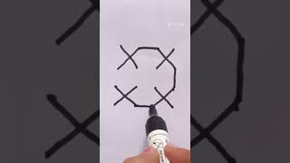 Easy Drawing #rangoli #easy Turtle Drawing Idea #youtube shorts#