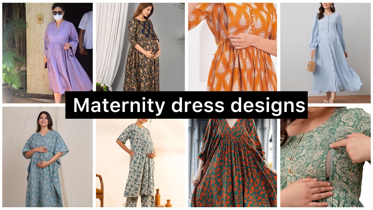 Cute Maternity outfits | Stylish Pregnancy dresses | maternity frock designs |پریگنینسی ڈریسز