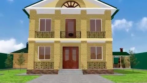 3D Визуализация экстерьера загородного дома