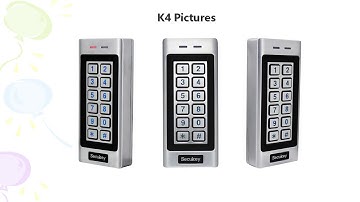 K1K4 Easy Keypad Access Control Secukey