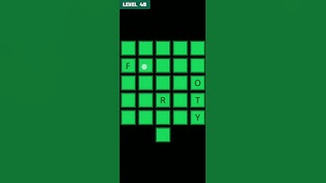 Green LEVEL 40 - Puzzle Game by Bart Bonte