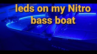 LED lights on my nitro Z18 bass boat