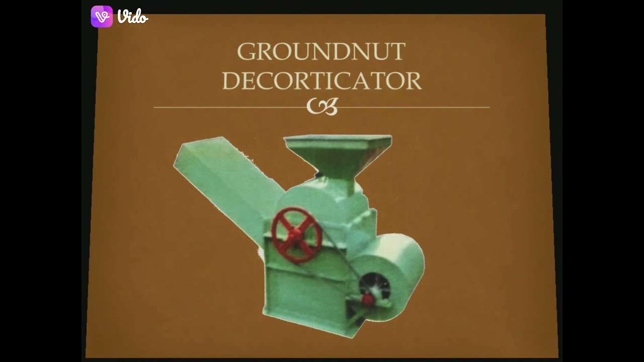 GROUNDNUT DECORTICATOR MACHINE
