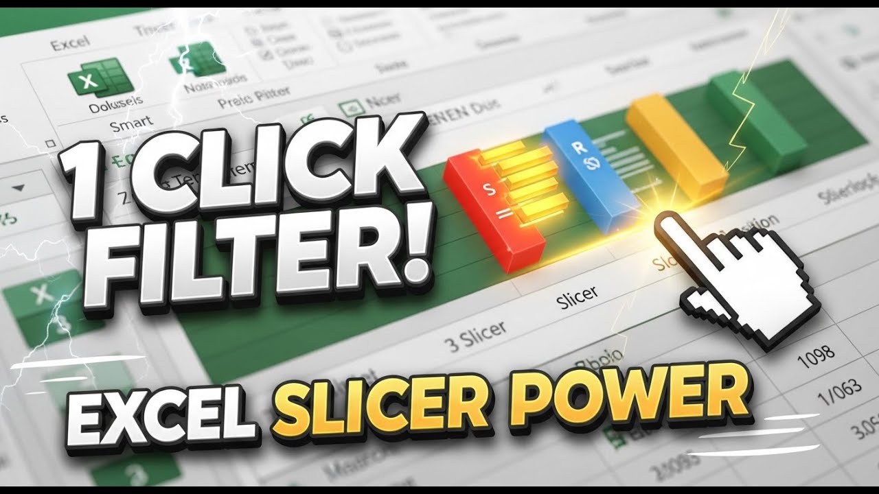 Use of Slicer tools in MS Excel