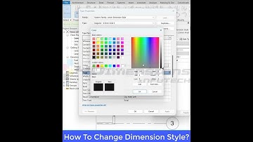Dimension Style in Revit - Beginner Tutorial #revit #shorts