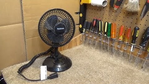 Holmes HCF0611 Clip/Table Fan | Initial Checkout