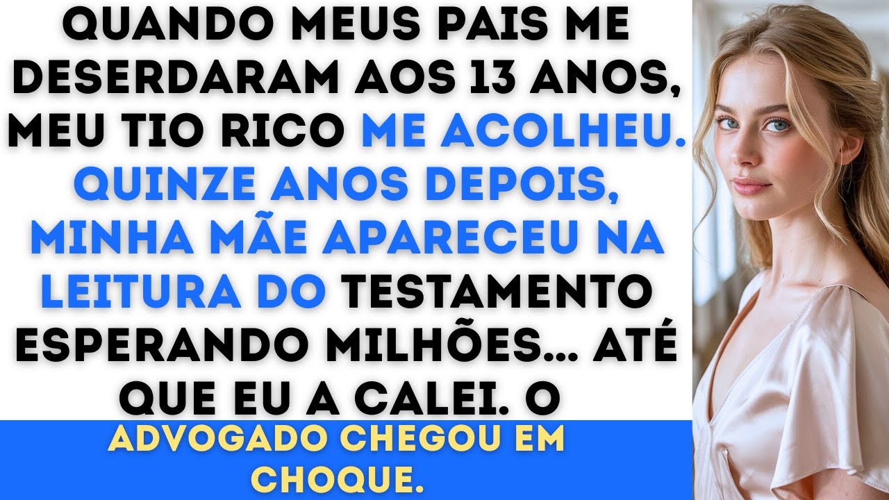 “Meus pais me abandonaram aos 13 anos sem saber que, 15 anos depois, estariam implorando à minha...