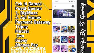 SOURCE CODE WEB TOP UP GAMES OTOMATIS & TERINTEGRASI PAYMENT GATEWAY TRIPAY DAN MUTASI OVO & GOPAY