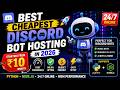 Best Cheapest Discord Bot Hosting in 2026 🚀 | 24/7 Fast Performance & Budget Hosting