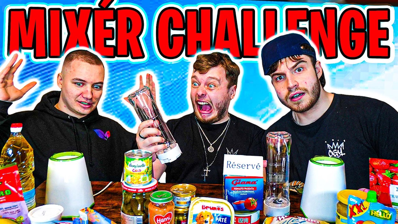 MIXÉR CHALLENGE S OGYM!😱 | Morry&