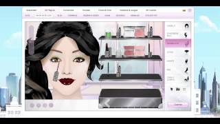 stardoll easy Vampire makeup tutorial