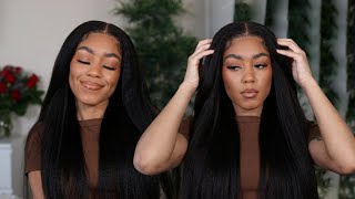 HOW TO: Bleach Knots and Install A 4C Kinky Edges Wig NO GLUE | Ft Jessie&#39;s Wig