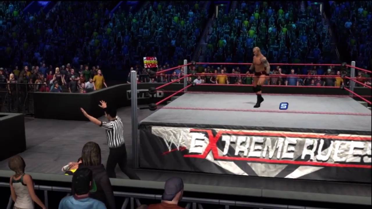 WWE Extreme Rules 2011 CM Punk VS Randy Orton (Last Man Standing Match