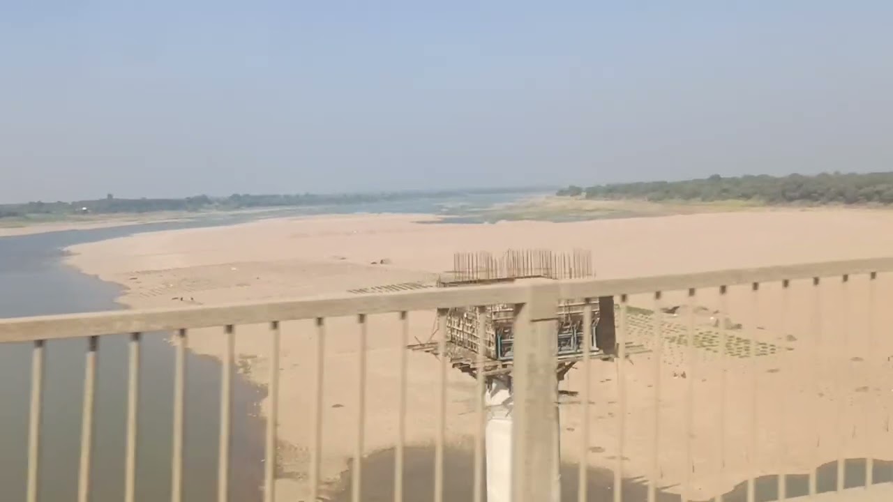 Betva river crossing,mohana pul beautiful bank view, uttar pradesh 😍😍