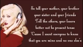 Christina Aguilera  Ain't No Other Man Lyrics