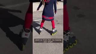 How to spin stop!!! ☺️ #inlineskate #tutorial #rollerblading