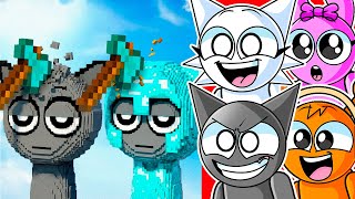 IMPROVING SPRUNKI GRAYS ARMOR Until he SURVIVES!