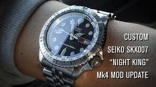 Custom SKX007 Night King Mk4 Mod Update - YouTube