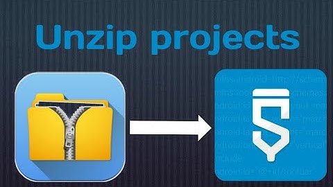 Sketchware Unzip projects